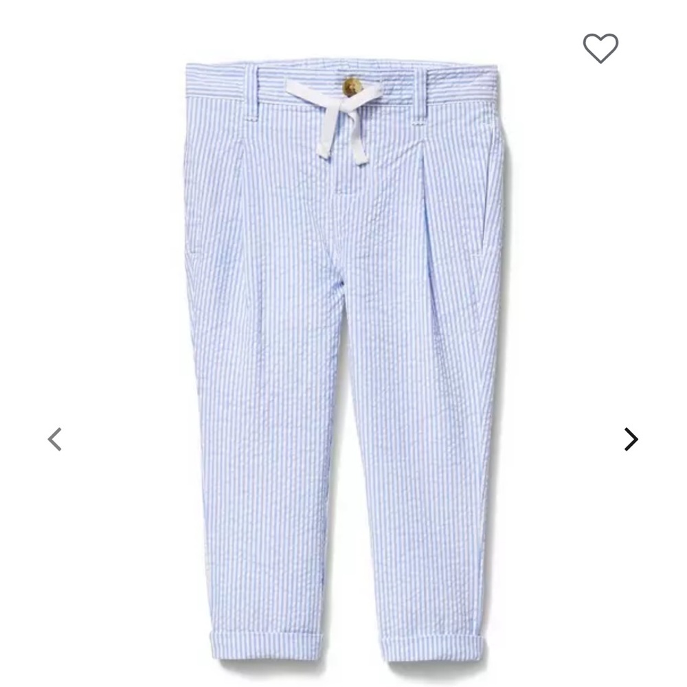 Janie and Jack seersucker pants